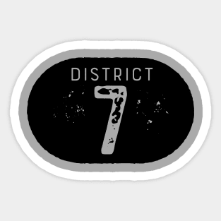 District 7 Sticker